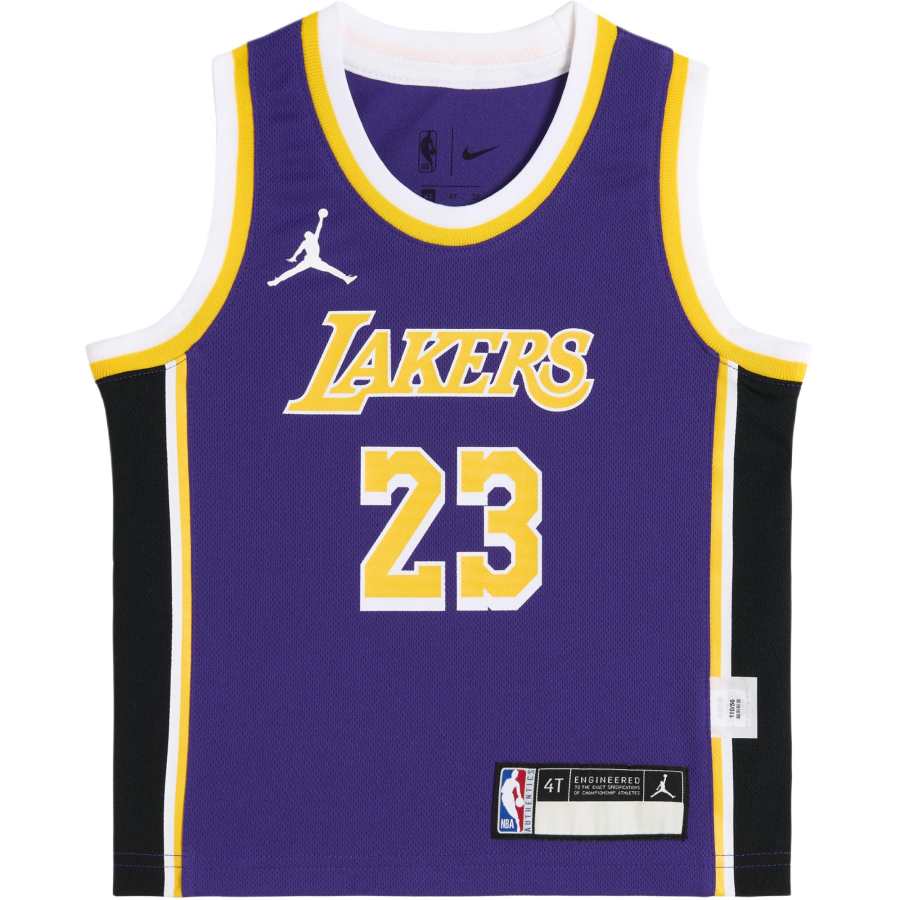 Jordan Jordan x NBA Tank Top Los Angeles Lakers James Purple Gold Infant And Toddler
