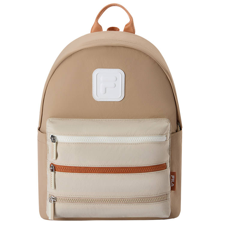 FILA KIDS Nylon Fabric Backpack Regular Pre school Wheat Camel Khaki