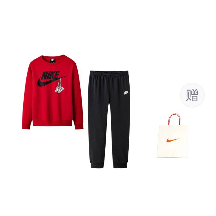 Nike Nike Casual Sportswear Preppy Red Teenagers