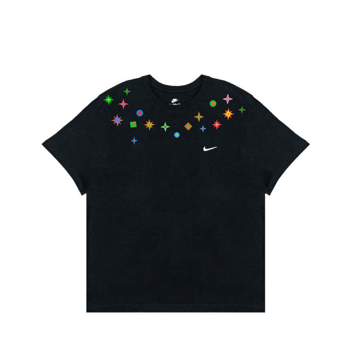 Nike Nike T Shirts Unisex Black Crew Neck Moderate Straight Fit