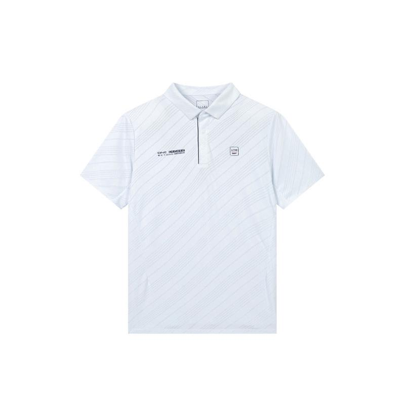 361° Polo Shirt Men's Sky Water White
