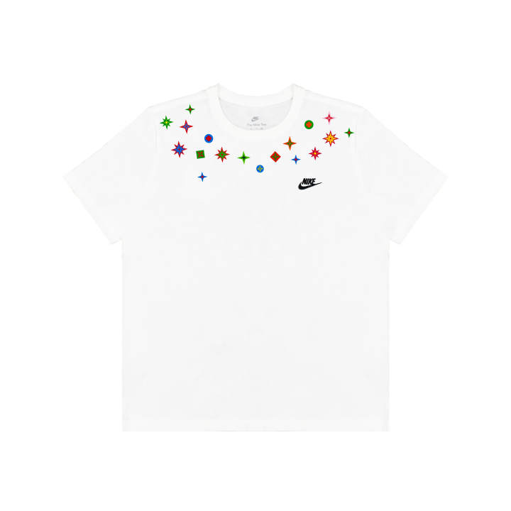 Nike Nike T Shirts Unisex White Crew Neck Moderate Straight Fit
