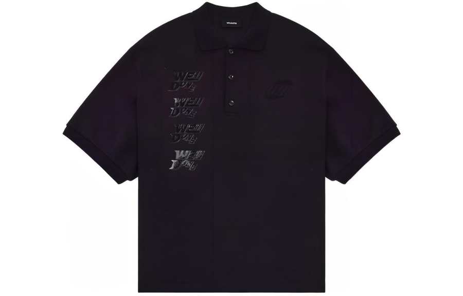 WE11DONE WE11DONE Polo Shirt Unisex Black