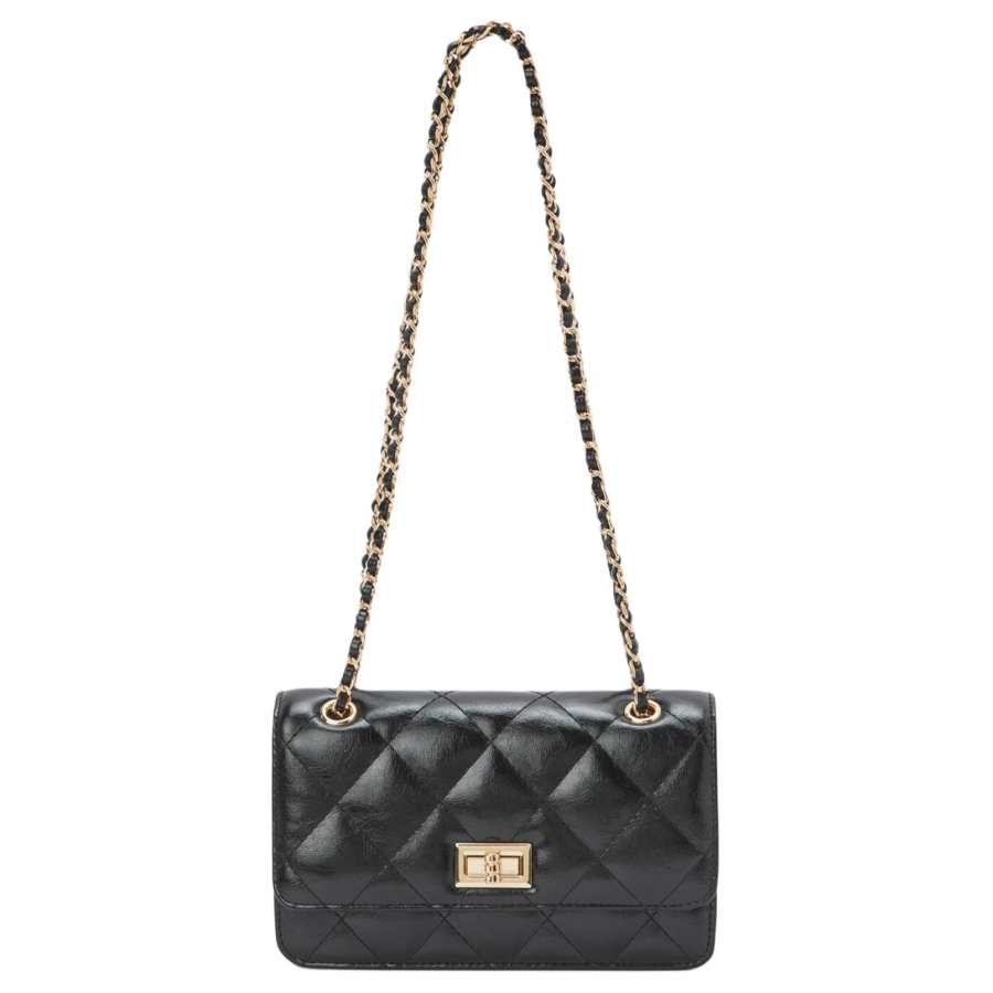 Semir Synthetic Leather Crossbody Bags Women's Black/White/Pink