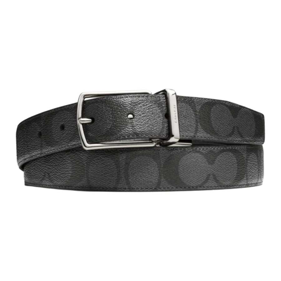 COACH COACH Men's Modern Harness Buckle Cut To Size Reversible Belt