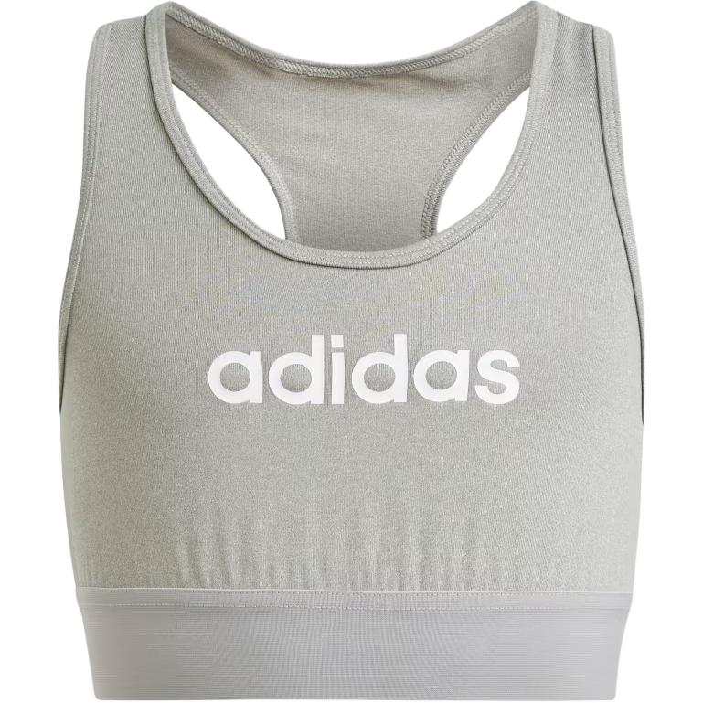 Adidas Adidas SportswearAEROREADY Bra Children Aged 3 7 Years Old Medium Gray/White