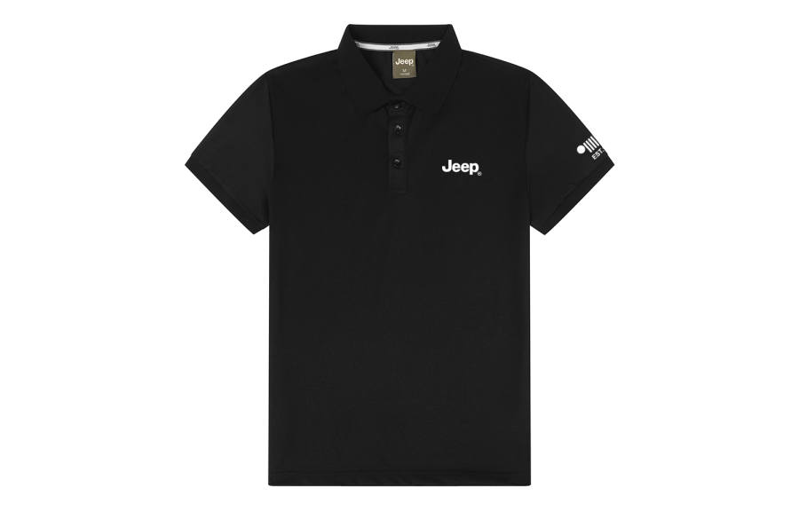 Jeep Polo Shirts Unisex Polo Collar Moderate Straight Fit