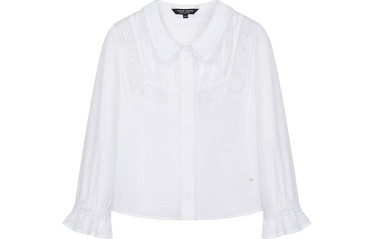 Teenie Weenie Shirts Women's White Lapel Moderate Other