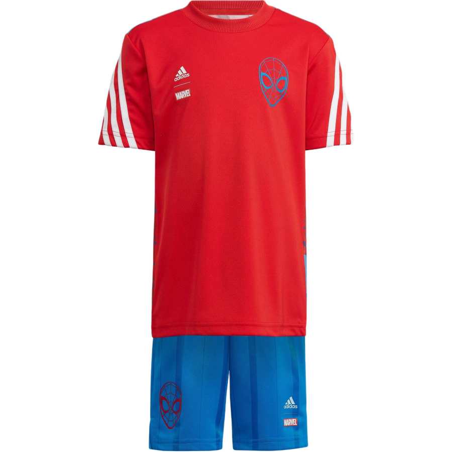 Adidas Adidas x Marvel Casual Sportswear Red/Blue Children Aged 3 7 Years Old