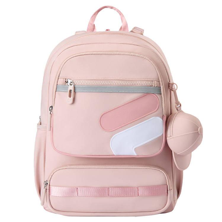 FILA KIDS Elastane Blend With Polyester Kids' Backpack Bag Kids' Rose Smoke Pink