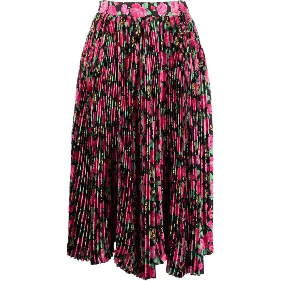 Balenciaga SS22 Casual Long Skirt Women's Multicolor