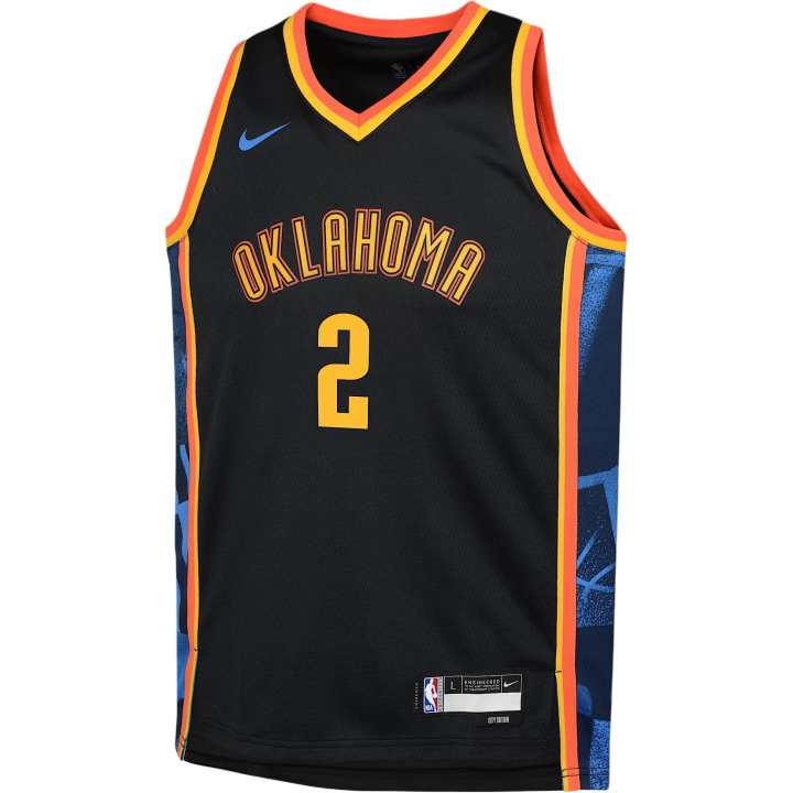 Nike Nike x NBA Tank Top Dri FitOklahoma City Thunder FW24 Black Teenagers