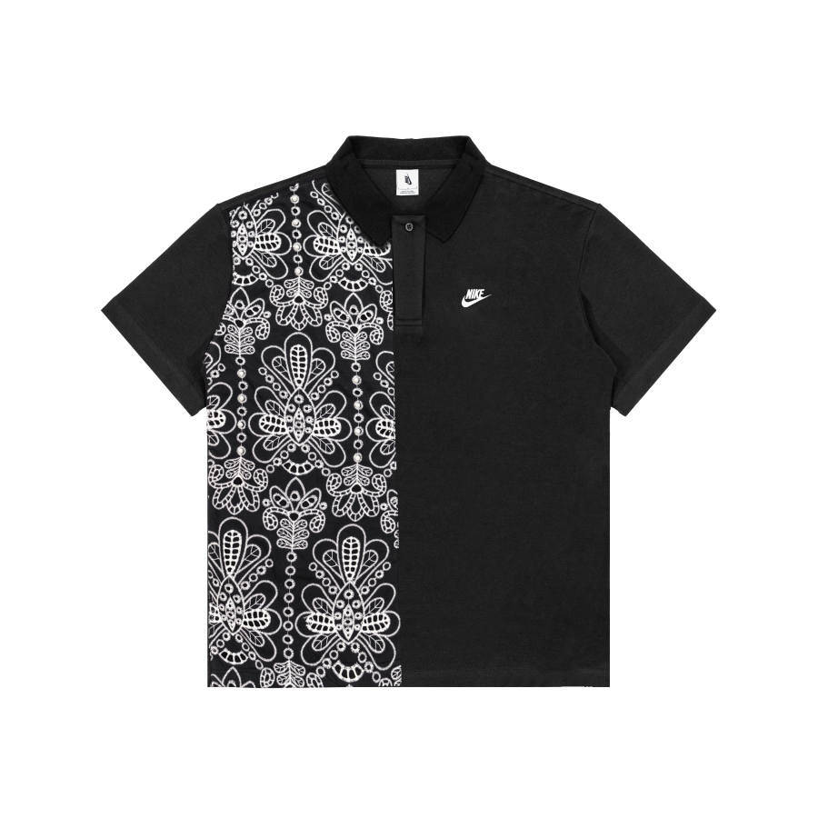 Nike Nike Polo Shirts Unisex Black Polo Collar Thickened Straight Fit