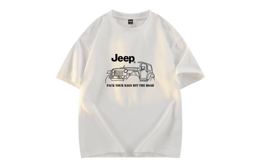 Jeep T Shirts Unisex Crew Neck Moderate