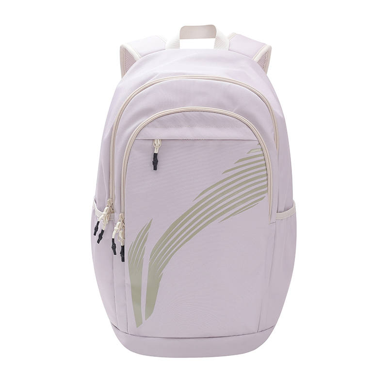 Li-Ning Li Ning Polyester Backpack Medium Unisex Oat Gray