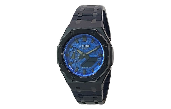 CASIO CASIO Custom Collection Quartz Movement Stainless Steel Strap Watch Men's Watches Blue Dial