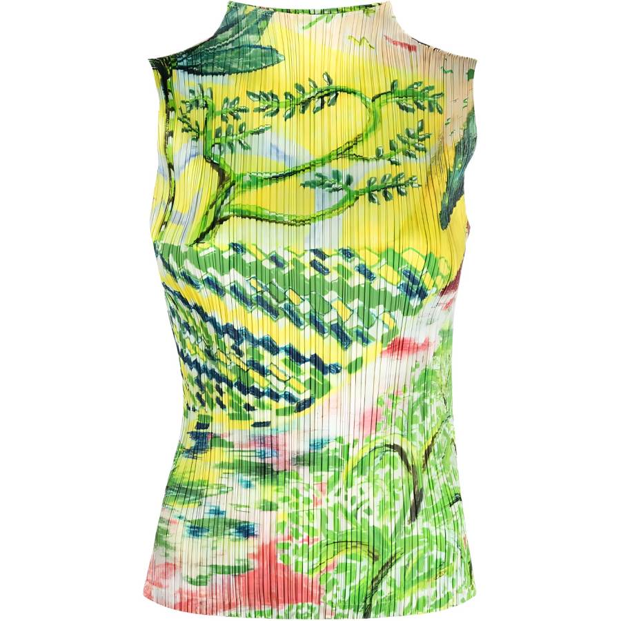 ISSEY MIYAKE Tank Top Women's Green