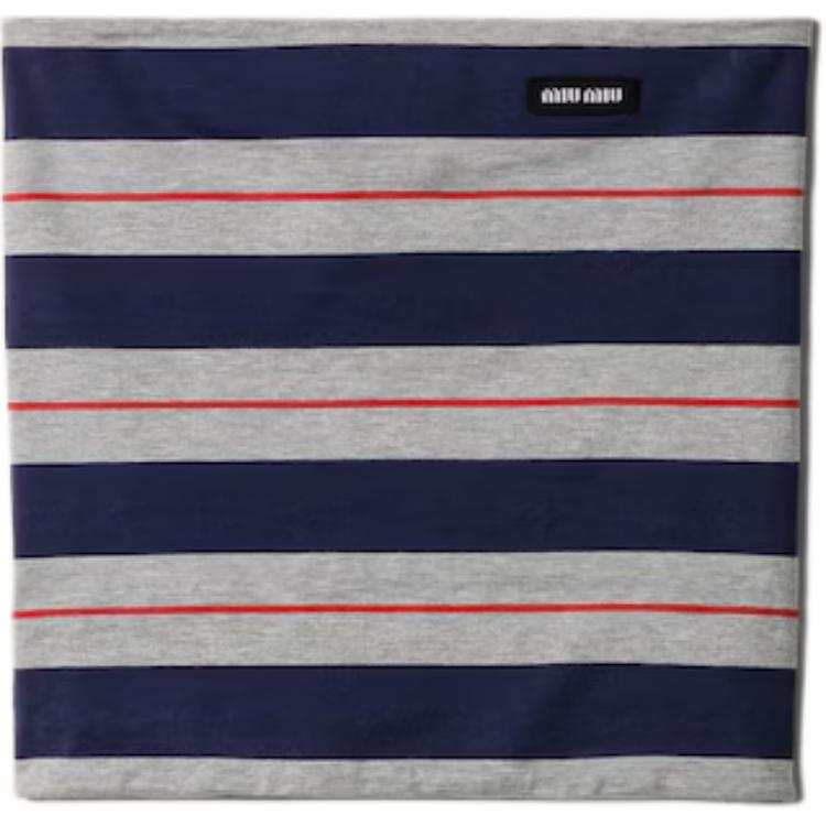 MIU MIU Miu Miu striped top