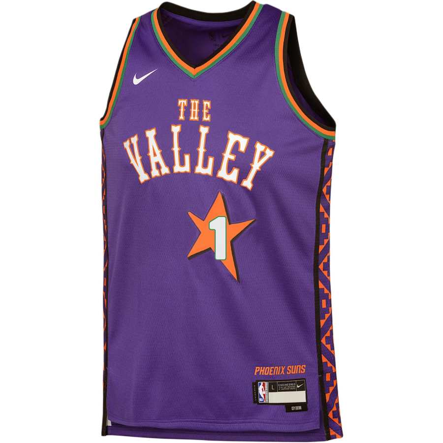 Nike Nike x NBA Tank Top Phoenix SunsDevin Booker FW24 Outdoor Purple Teenagers
