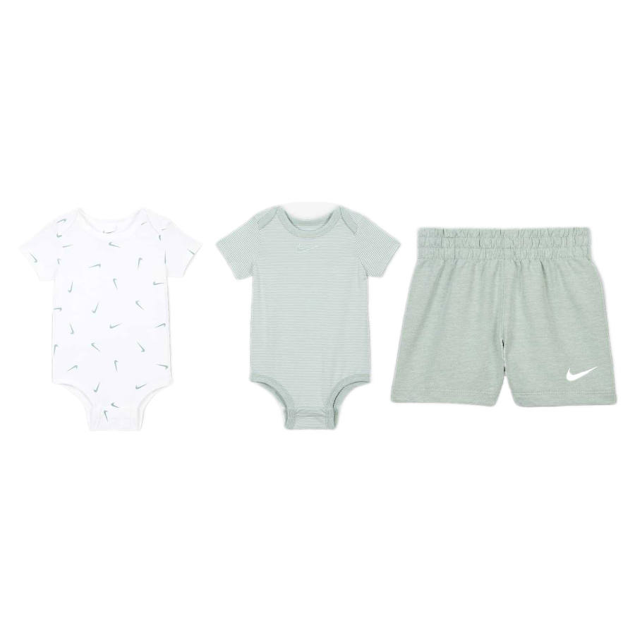 Nike Nike Casual Sportswear Essentials Set Of 3 Mica Green Infant And Toddler