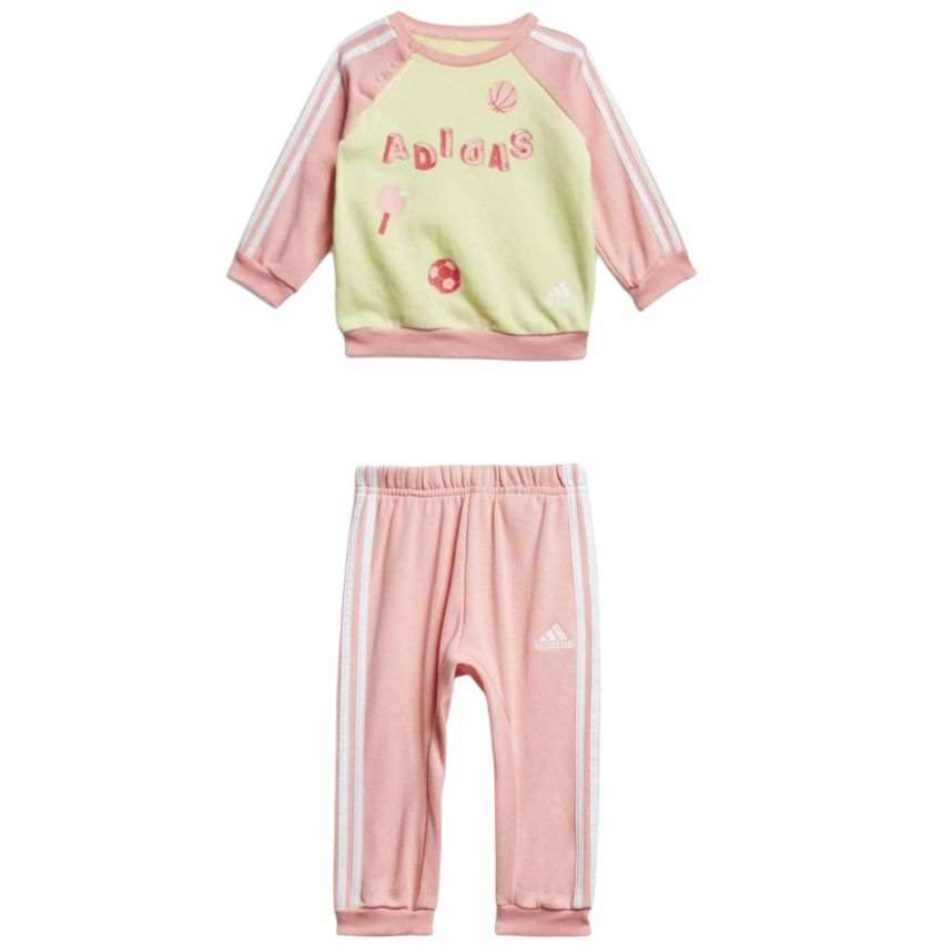 Adidas Adidas Casual Sportswear Salmon Color/Yellow Infant And Toddler