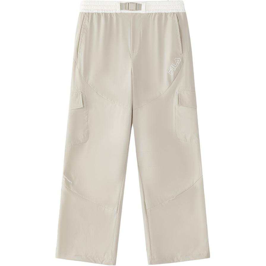 FILA KIDS Full Length Pants Elegant Stone Gray Teenagers