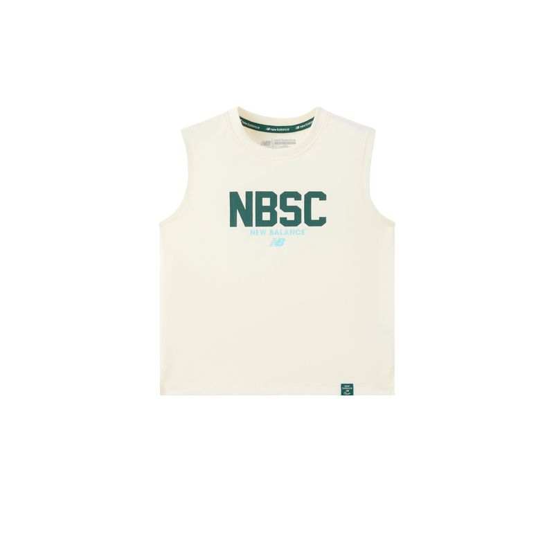 New Balance New Balance Tank Top NBSC Ivory White Children Aged 3 7 Years Old