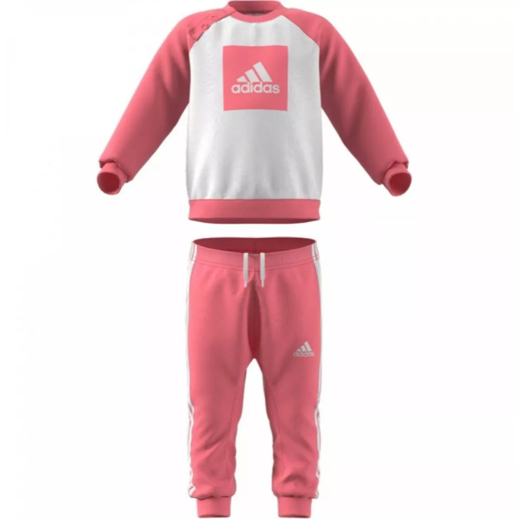 Adidas Adidas Casual Sportswear Hazy Rose/White Children Aged 3 7 Years Old