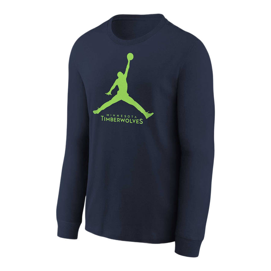Jordan Jordan x NBA Minnesota Timberwolves T Shirt T Shirt Black Teenagers