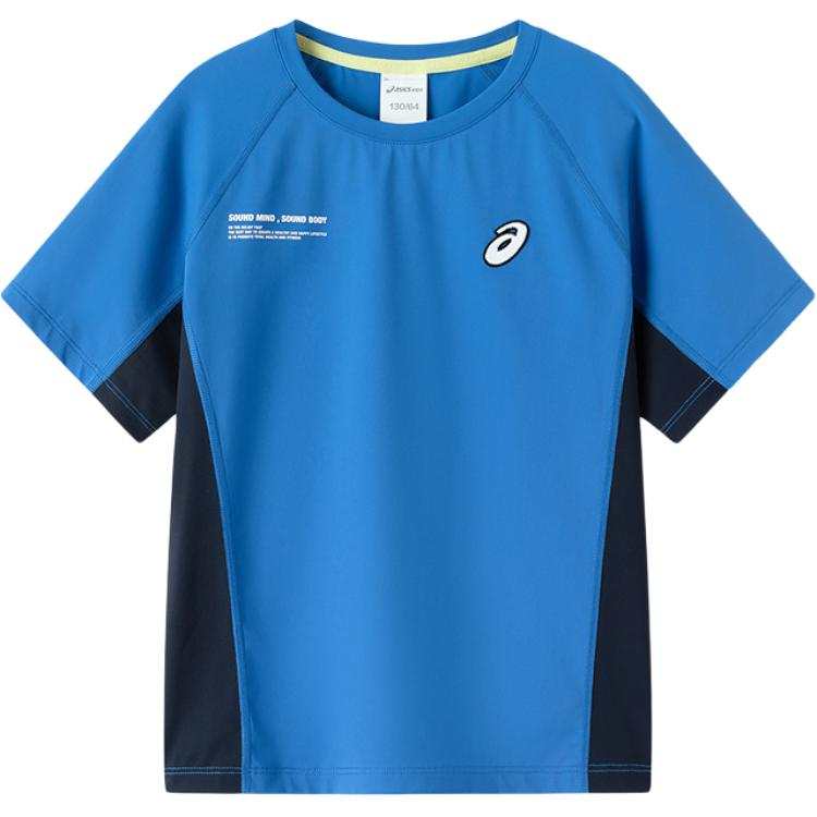 Asics Sports Performance T Shirt 5005 Arthur Blue Children Aged 3 7 Years Old
