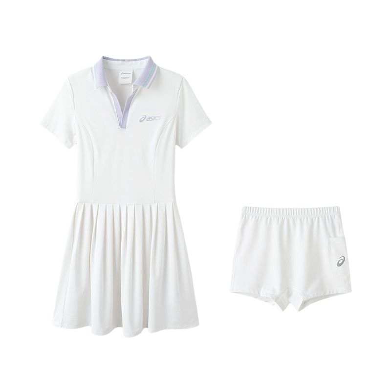 ASICS Dress Sports Performance 2 Piece Set Raw White Children Aged 3 7 Years Old