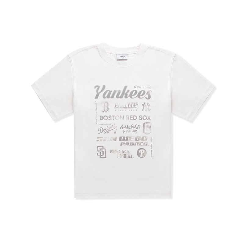 MLB MLB T Shirt Unisex Standard Ivory White