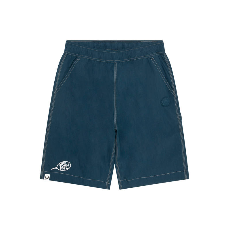Aape Aape logo-patch shorts