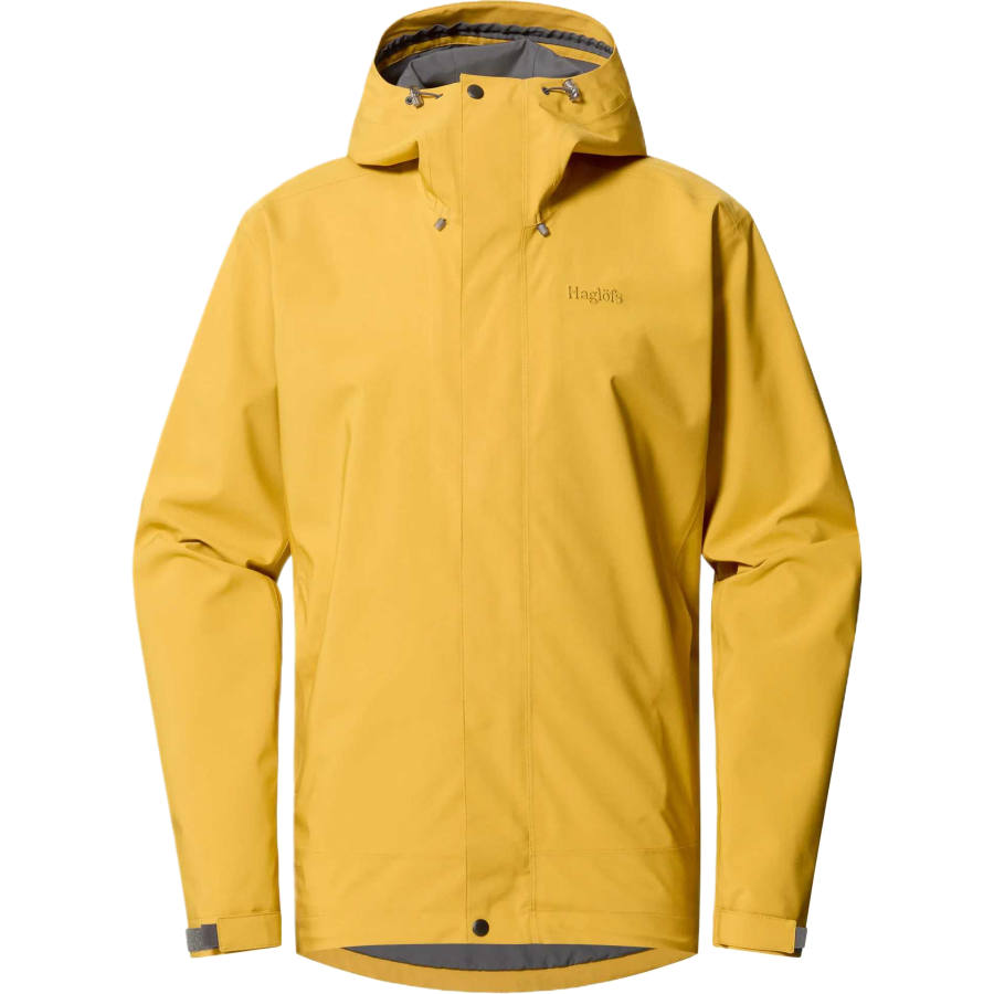 HAGLÖFS hooded logo-embroidered jacket