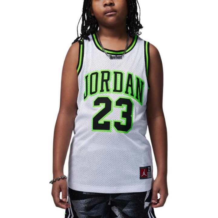 Jordan Jordan Tank Top 23Flight Electric Glow Green Teenagers