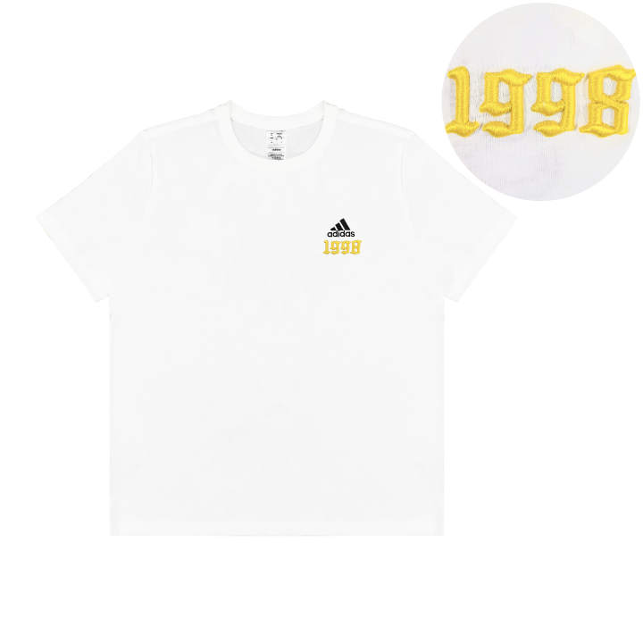 Adidas Adidas T Shirts Unisex White Crew Neck Moderate Straight Fit