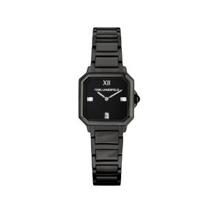 KARL LAGERFELD / Karl Lagerfeld Jeans Small Square Table, Old Money Style Wrist Watches Quartz Movement Steel Strap