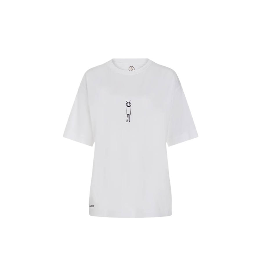 BOGNER Drop Shoulder Sleeve T Shirt Women's Pure White