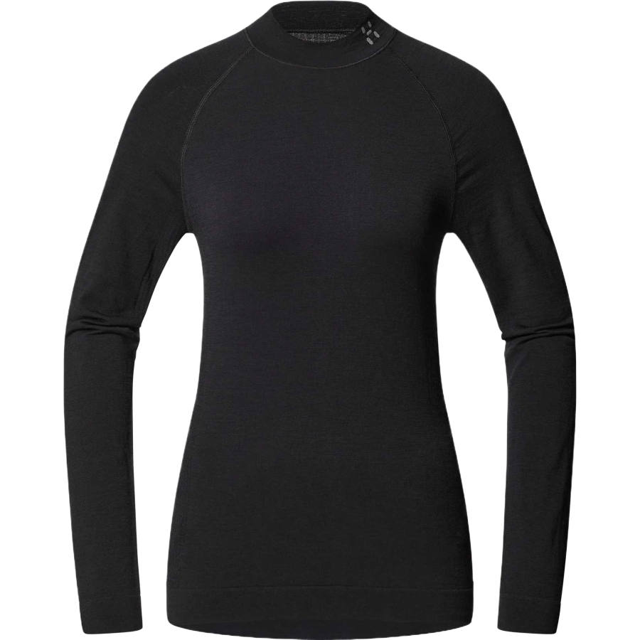HAGLÖFS Sweaters Women's Pure Black Crew Neck Moderate Other