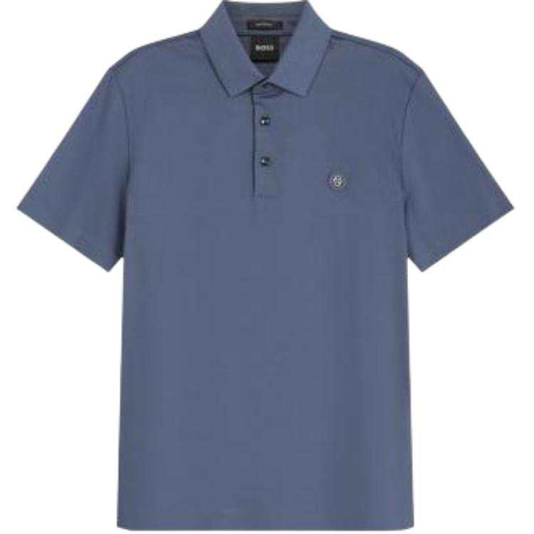 HUGO BOSS Boss HUGO BOSS Double Monogram Patch Polo Shirt