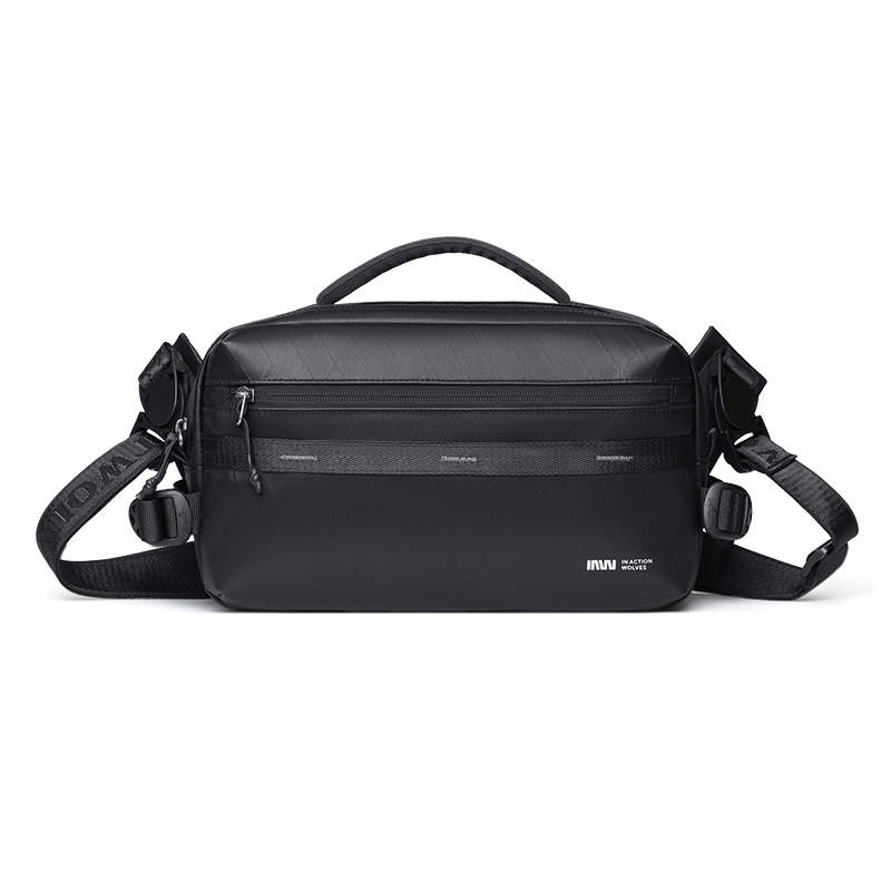 SEPTWOLVES SEPTWOLVES Commute Fabric Crossbody Bag Regular Unisex Black