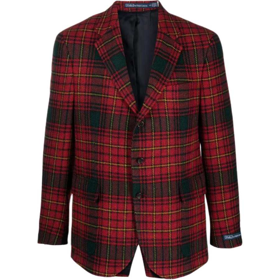 Polo Ralph Lauren Checked Wool Single breasted Blazer