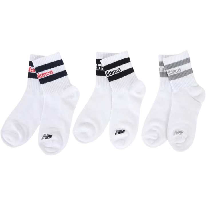 New Balance New Balance Socks 3 Pack Teenagers