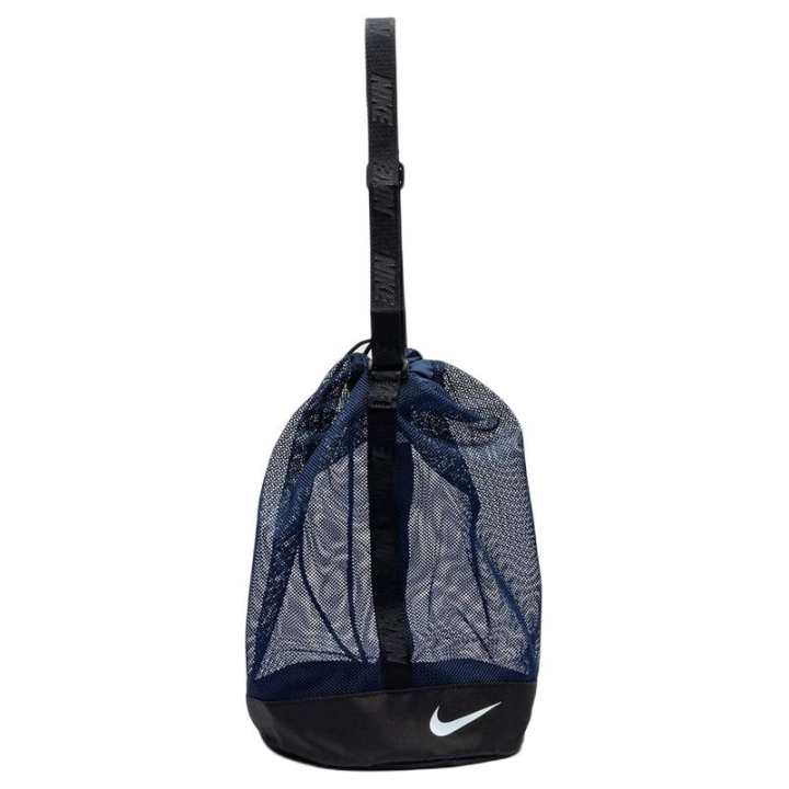 Nike Nike Polyester Bucket Bag, Shoulder Bag Regular Unisex Black & Blue