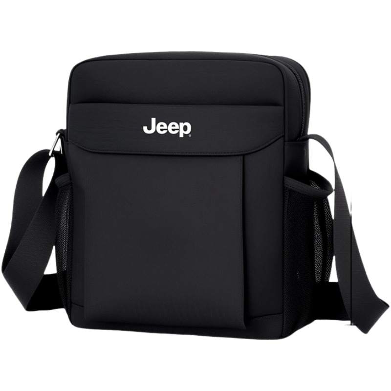Jeep Oxford Crossbody Bags Regular Men's Black