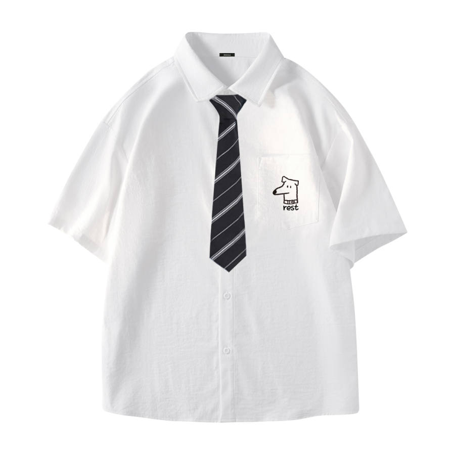 MINISO MINISO Shirts Unisex Lapel Thin