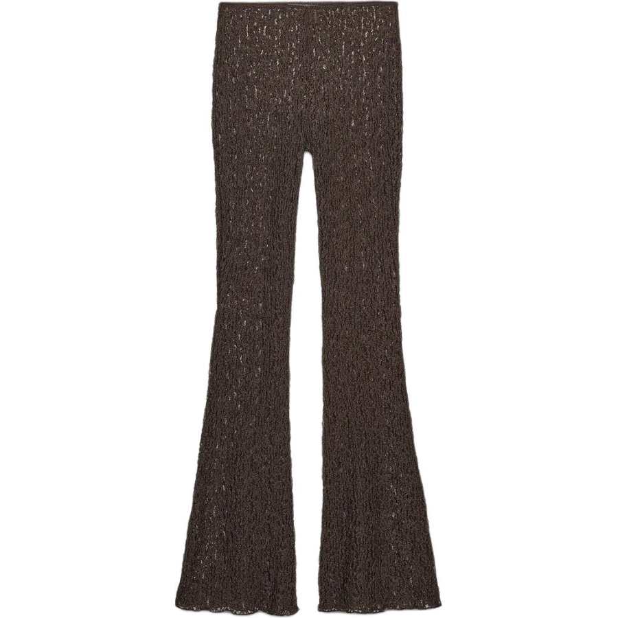 ZARA Casual Pants Women's Brown Thin Flared Pants