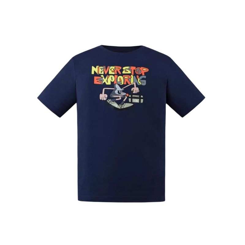 THE NORTH FACE NEVER STOP Exploring Quick Dry T Shirts Unisex The North Face Summit Blue