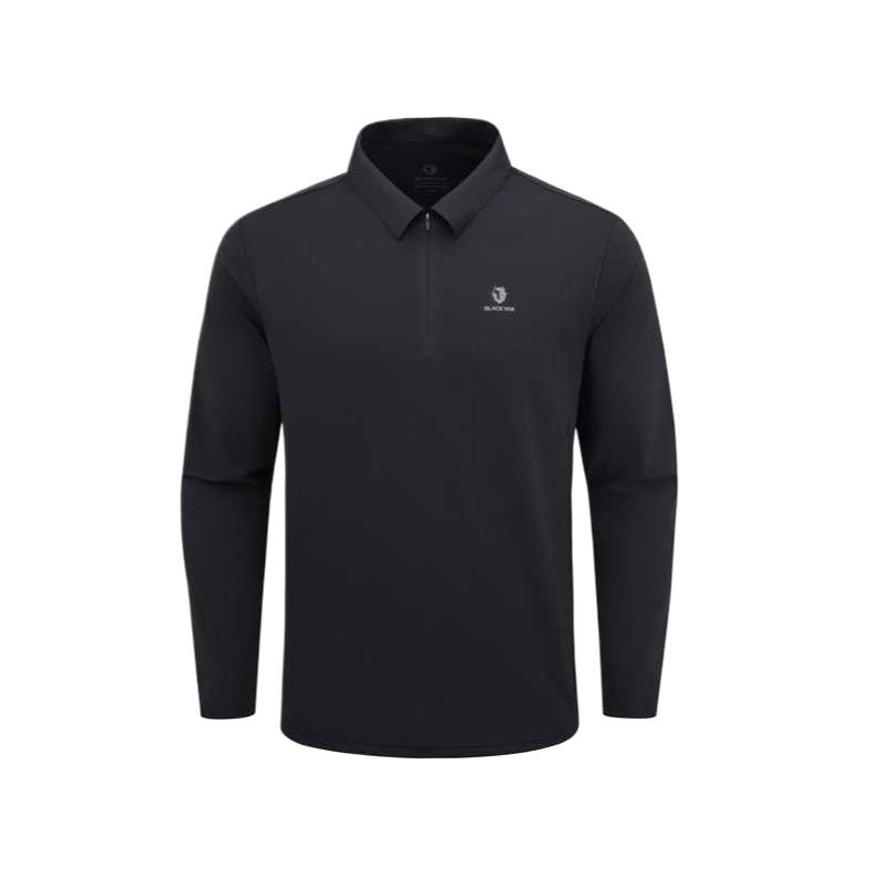 BLACK YAK DESIGNED BY MOUNTAINEERS T Shirts Men's Polo Collar Moderate