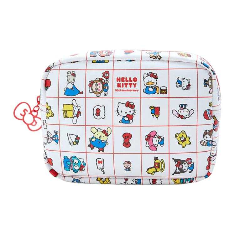 Sanrio Pu Clutch Mini Women's White & Multicolor